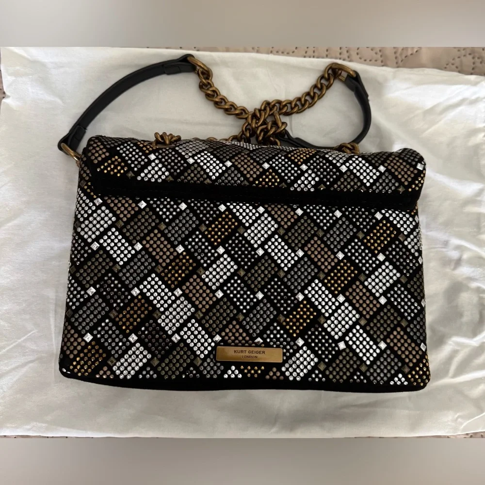 Kurt Geiger London Kensington Embellished
Convertible Shoulder Bag NWT - Picture 5 of 16